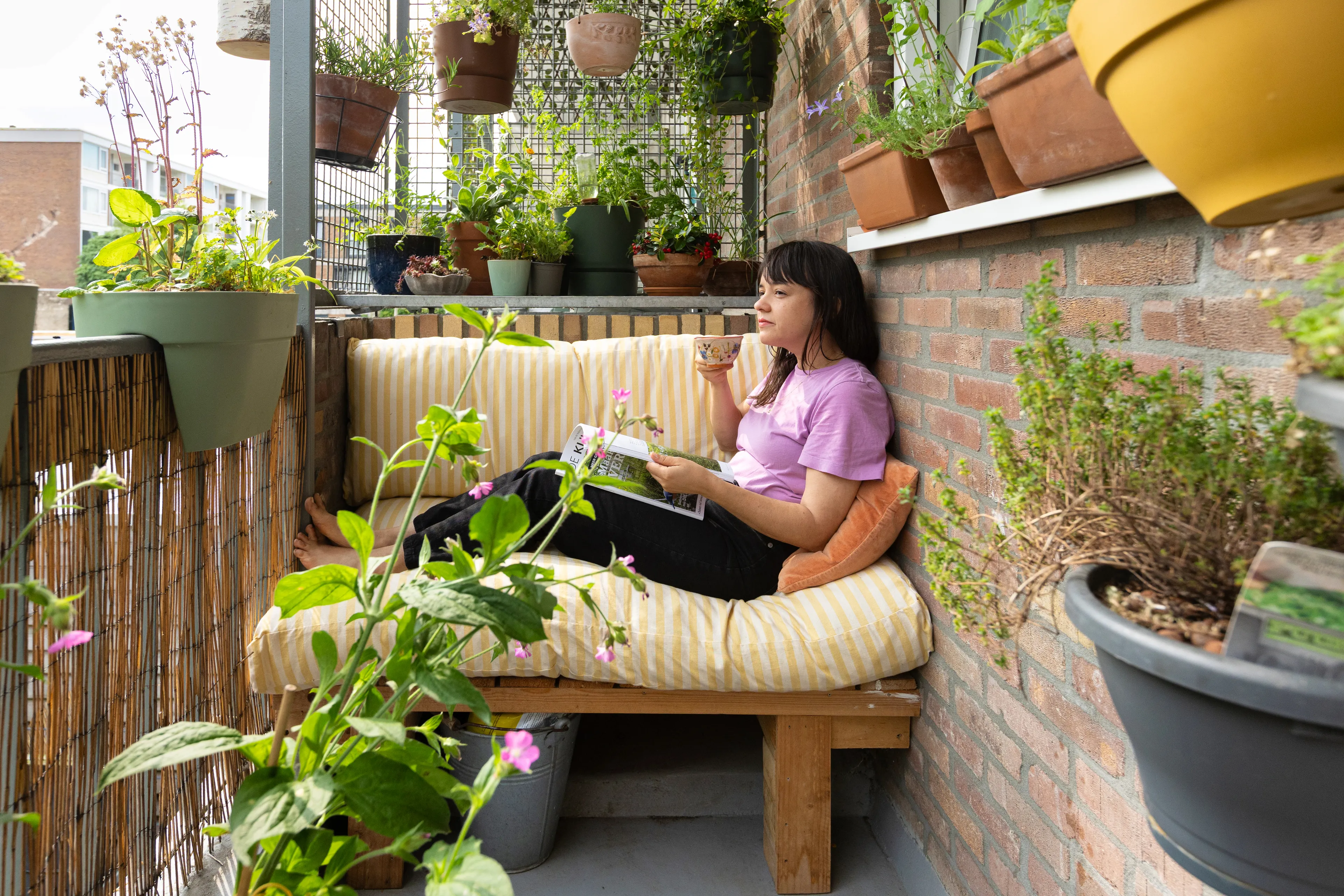 Stappenplan: groen balkon