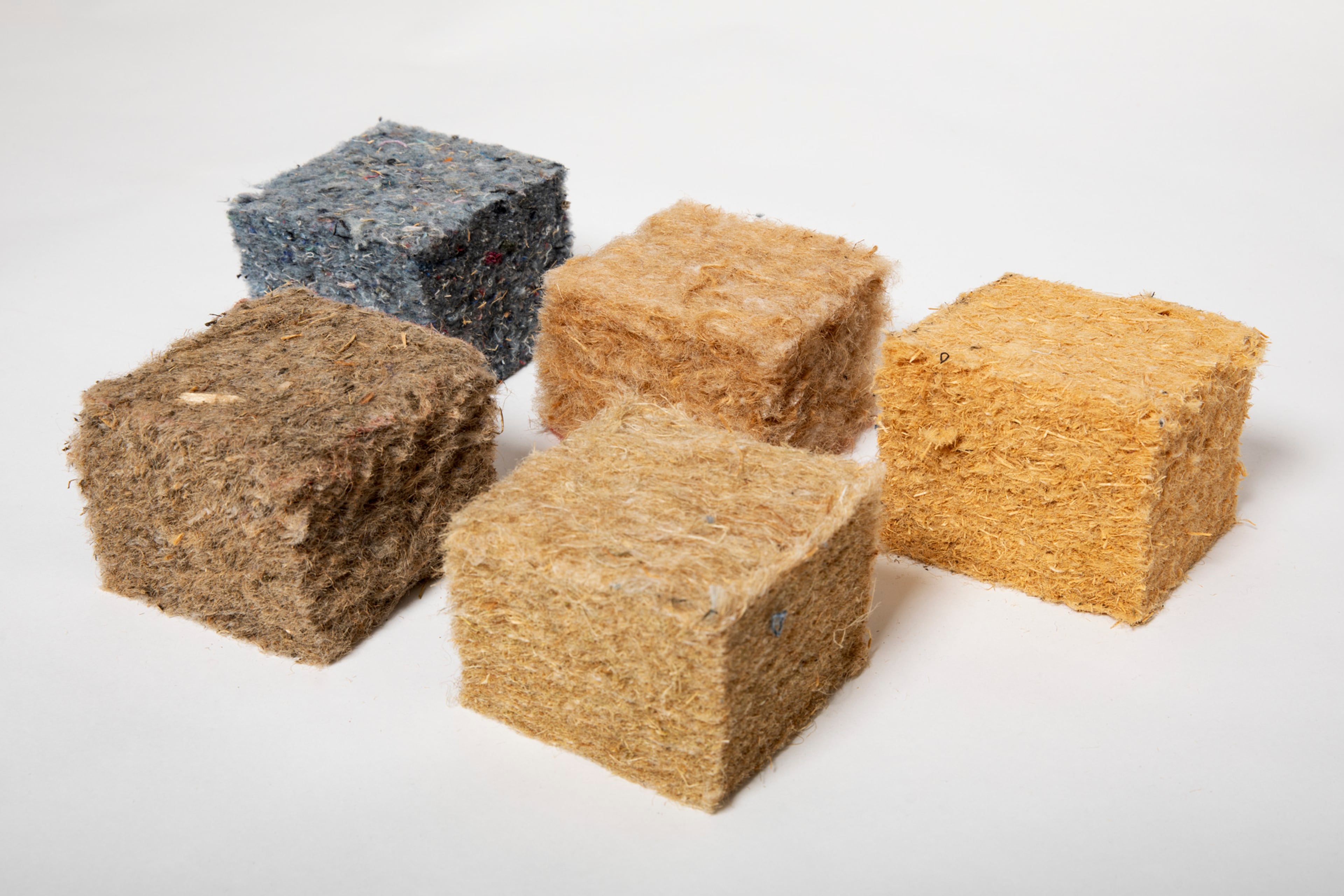 Verschillende soorten isolatiemateriaal