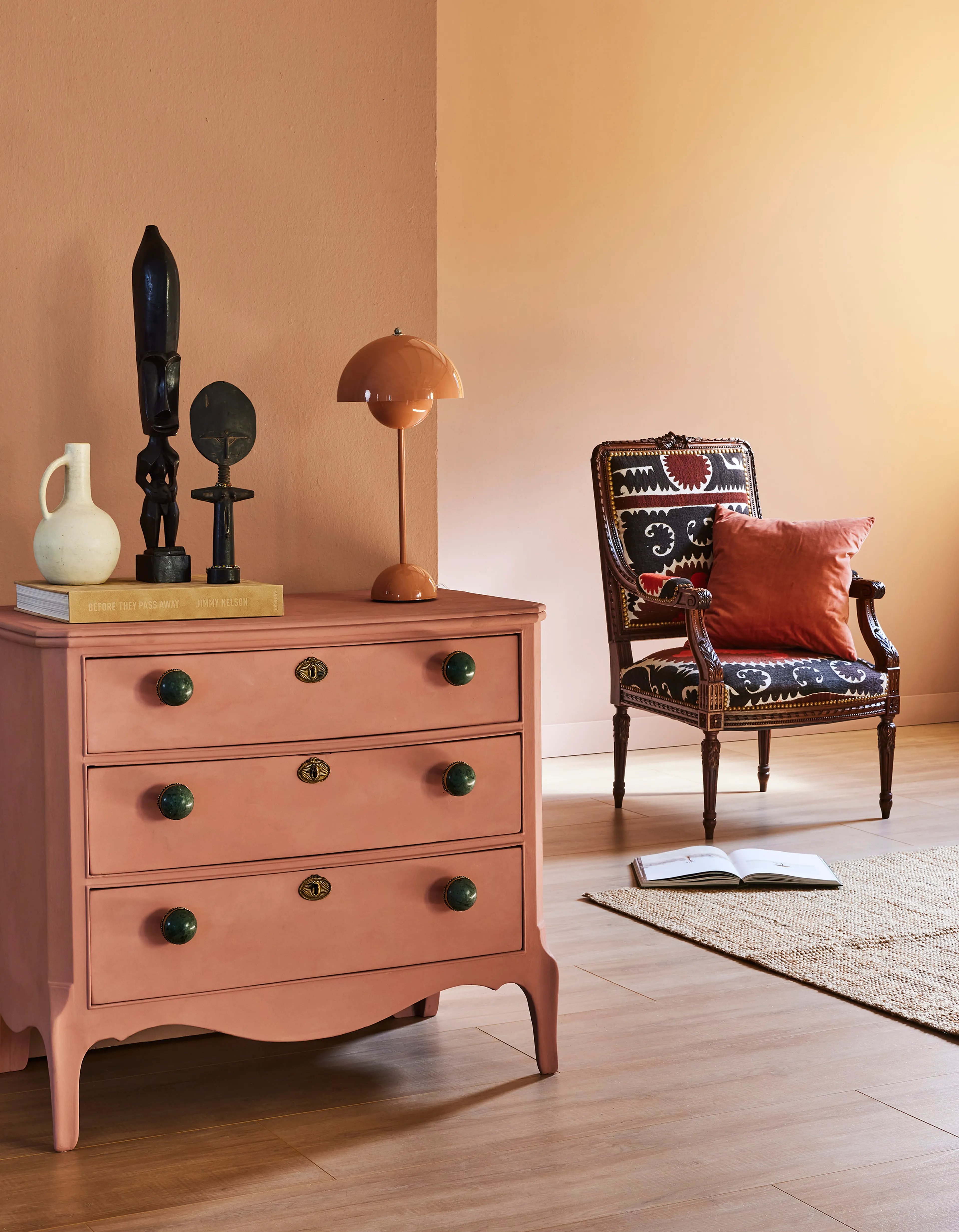 Kast stoel lamp