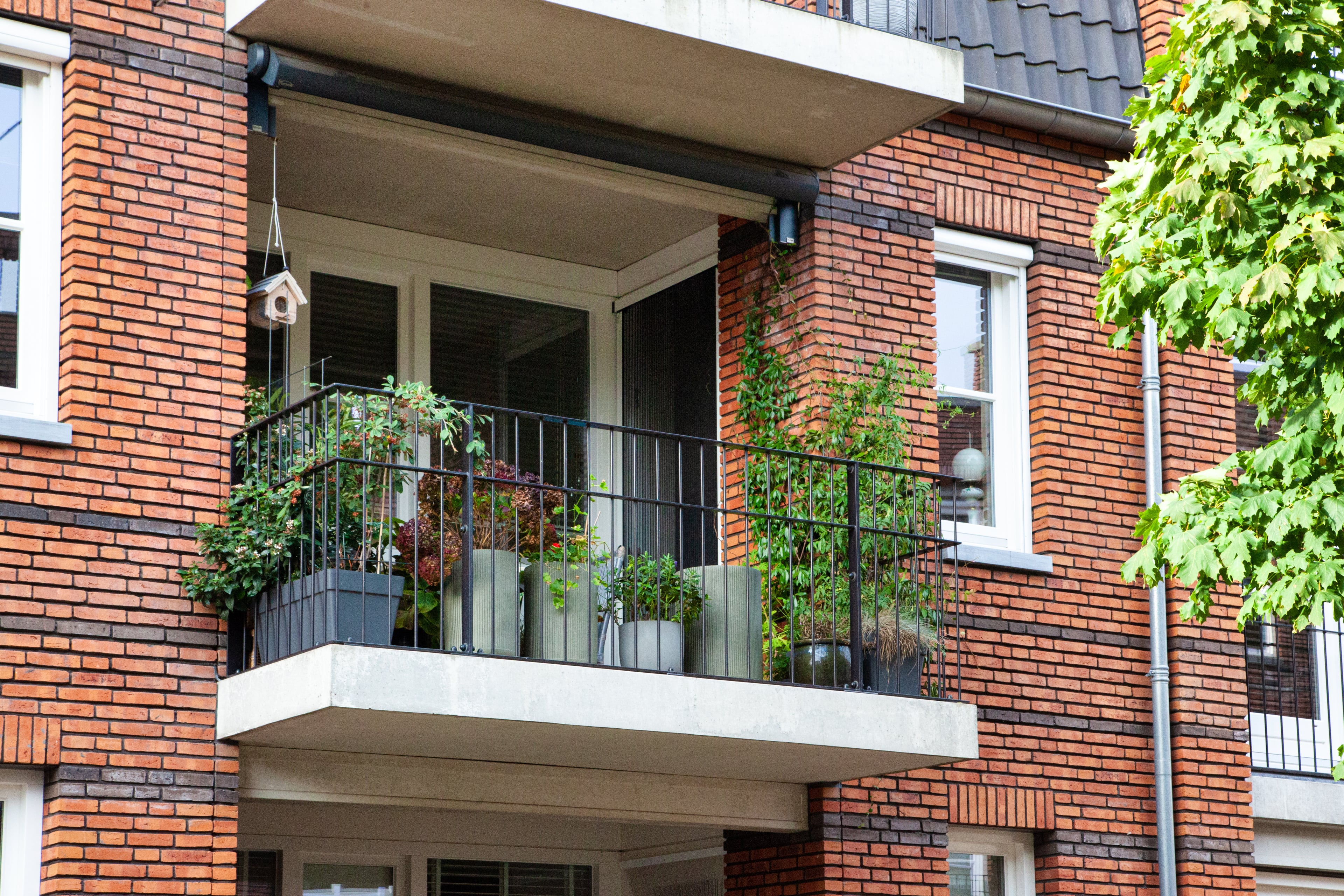 Groen balkon