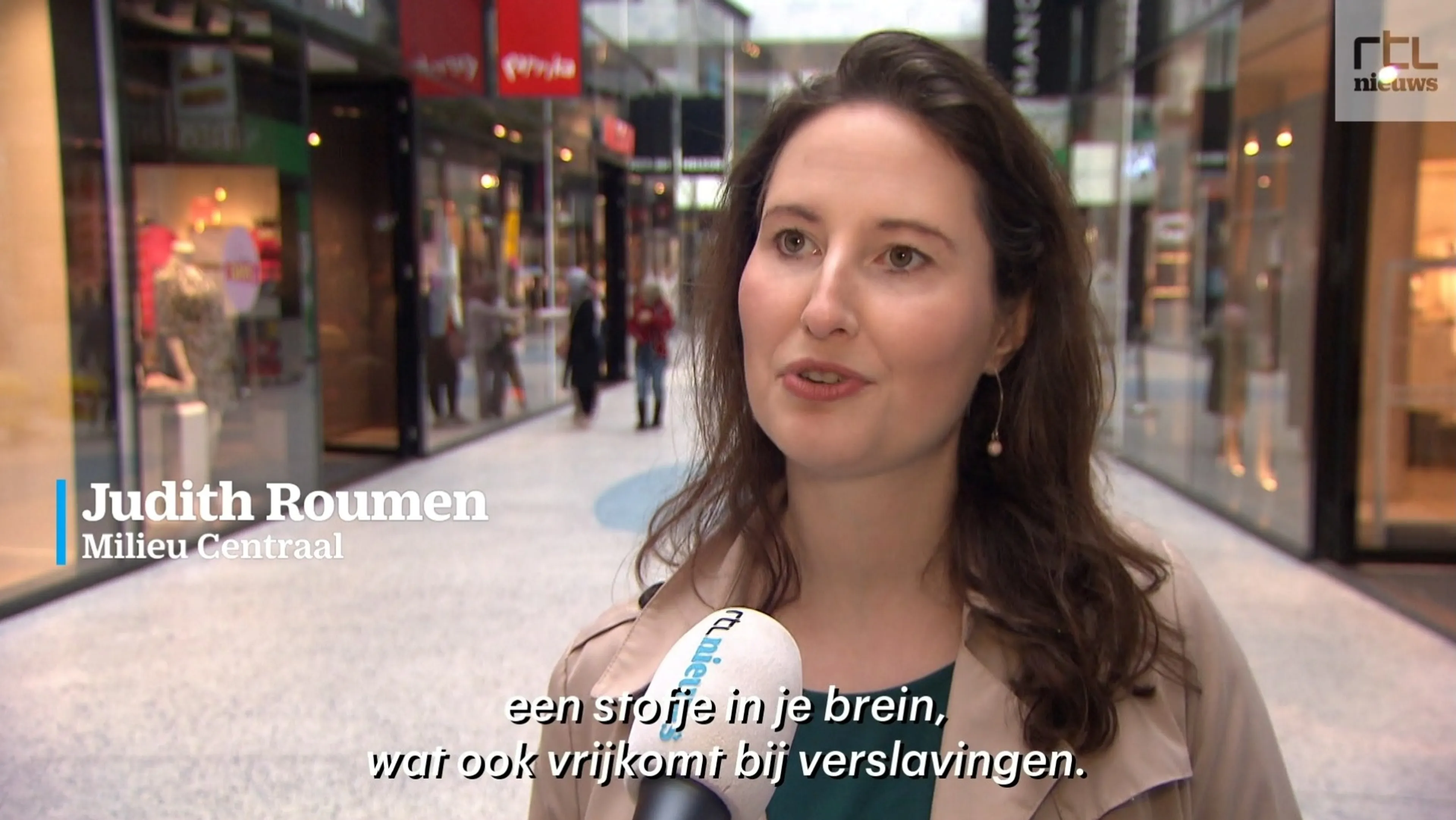 Judith Roumen van Milieu Centraal in RTL Nieuws.