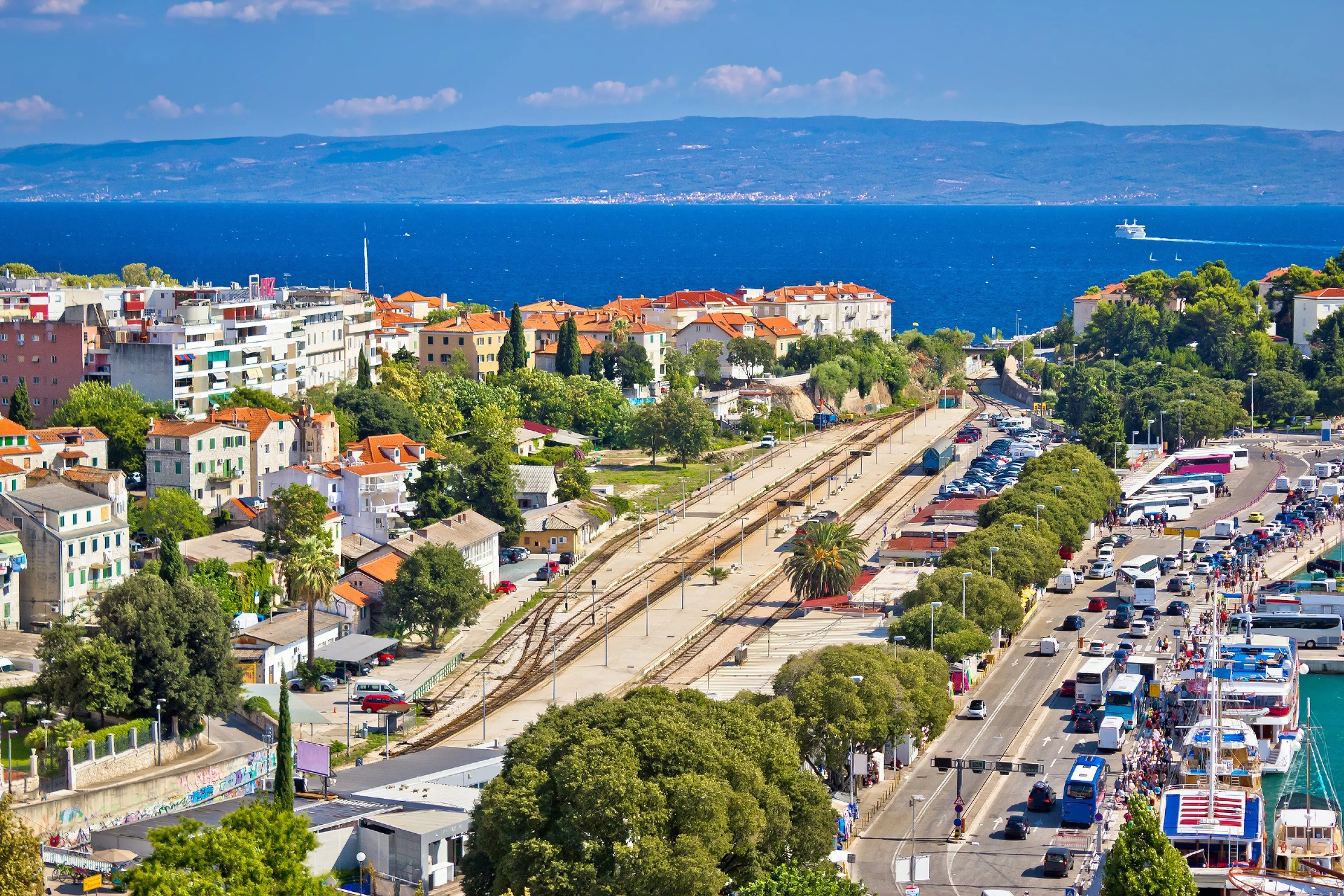 Zagreb naar Split (Kroatië)
